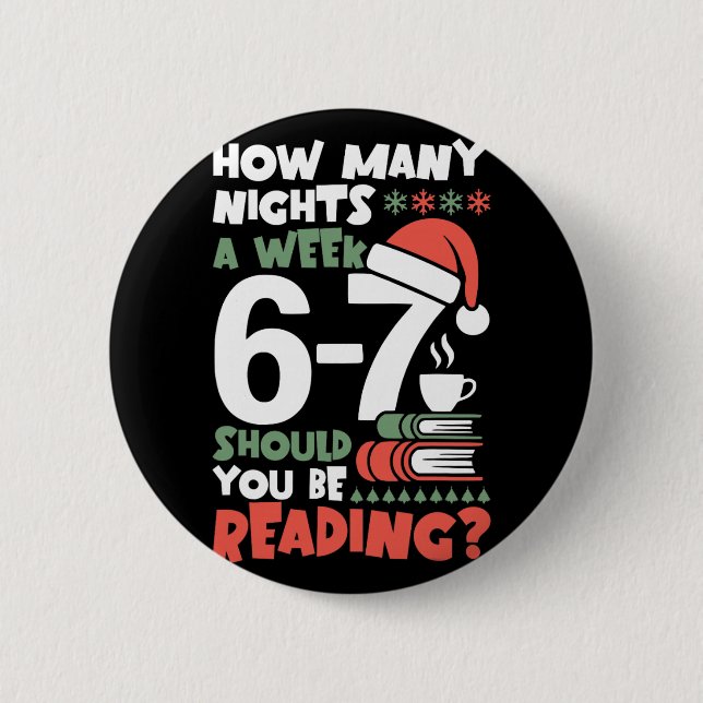 Lustige Lektüre 67 Meme Englischlehrer Weihnachten Button (Vorderseite)