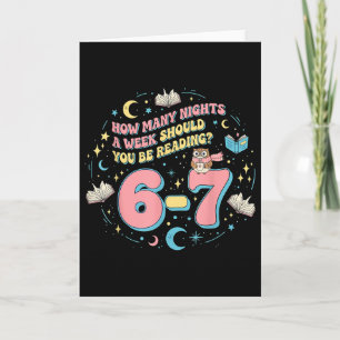 Lustige Lektüre 67 Sechs Sieben Meme Englischlehre Karte