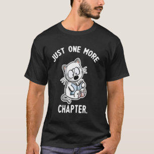Lustige Lesende Nerd-Katze für Buchliebhaber T-Shirt