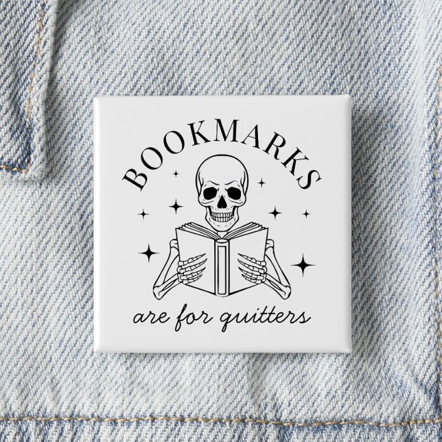 Lustige Lesezeichen sind für Aufgeber Bücherliebha Button (Von Creator hochgeladen)