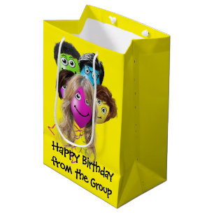 Lustige Leute Geburtstagsballons  Mittlere Geschenktüte