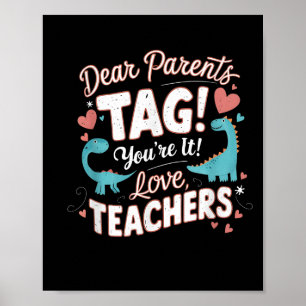 Lustige liebe Eltern Tag Du bist es Liebe Cooler L Poster