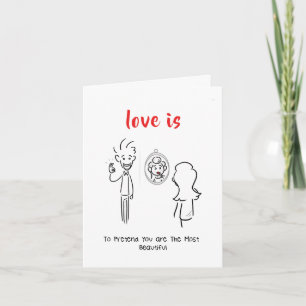 Lustige Liebe Karte