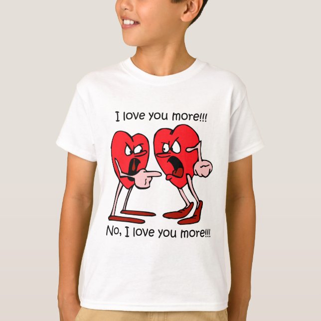 Lustige Liebe T-Shirt (Vorderseite)