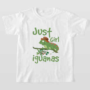 lustige Lieben Iguanas Wortkunst T-Shirt