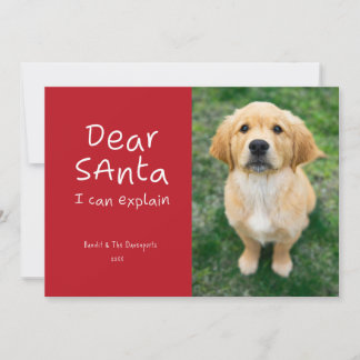 Lustige Lieber Weihnachtsmann Ich Kann Erklären Ha Feiertagskarte