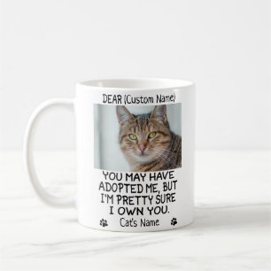 lustige Liebkatze, Personalisiertes KatzenFoto und Kaffeetasse