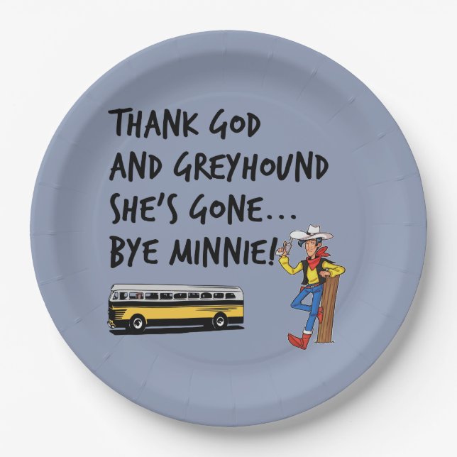 Lustige Lied-Titel oder Texte-klassische Pappteller (Vorderseite)