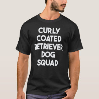 Lustige Lockenhaar-Retriever-Hundetruppe T-Shirt