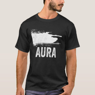 Lustige M1 Abrams Aura Gen Z Humor Silhouette Graf T-Shirt
