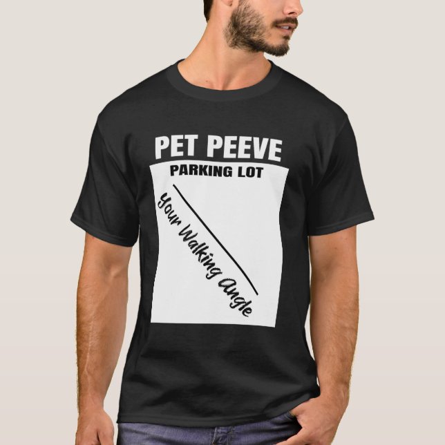 Lustige Macke Du Läufst Schräg Über Einen P T-Shirt (Vorderseite)