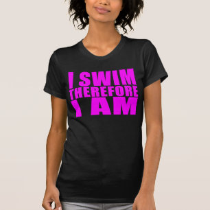 Lustige Mädchen-Schwimmer-Zitate: Ich schwimme T-Shirt