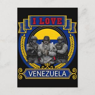 Lustige Maduro-Verhaftung Live Gefangen Venezuela Feiertagspostkarte