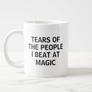 Lustige Magic-Gamer-Tränen der Gegner Jumbo-Tasse