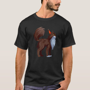 Lustige Maine Coon Katze Exotische Katze Haustierl T-Shirt
