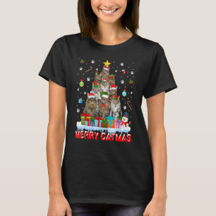 Lustige Maine Coon Katzenliebhaber Süße Feiertage T-Shirt
