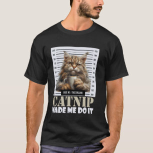 Lustige Maine Coon Katzenminze brachte mich dazu L T-Shirt