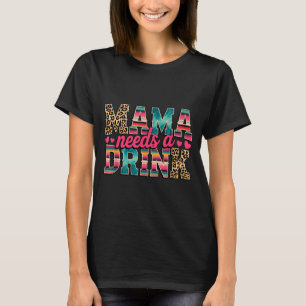 Lustige Mama braucht ein Bier Weinliebhaber Mutter T-Shirt