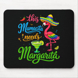 Lustige Mama braucht einen Margarita für Frauen Mu Mousepad