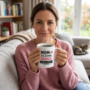 Lustige Mama Der menschliche Google Kaffeetasse Jumbo-Tasse