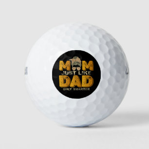 Lustige Mama, genau wie Papa, nur schlauer Vintage Golfball