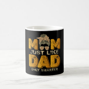 Lustige Mama, genau wie Papa, nur schlauer Vintage Kaffeetasse