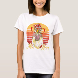 lustige Mama hen Wortart Chicken T-Shirt