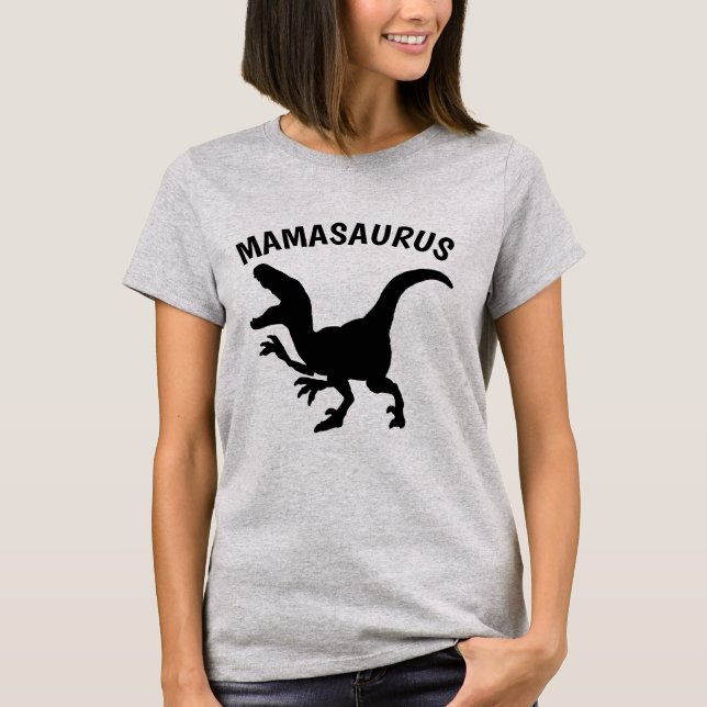 Lustige MAMA Shirts, MAMASAURUS T-Shirt (Vorderseite)