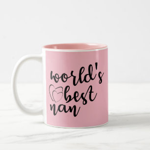 Lustige Mama zitiert - beste das Nan-Tasse der Zweifarbige Tasse