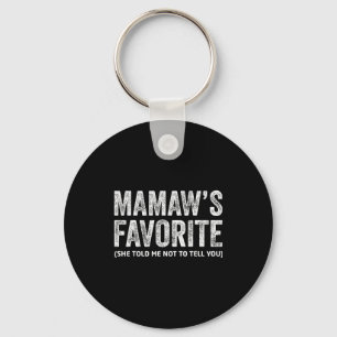 Lustige Mamaw's Lieblings-Vintage Schlüsselanhänger