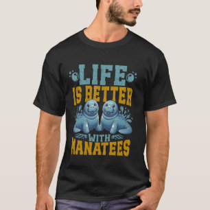 Lustige Manatee-Seekuh T-Shirt