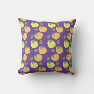 Lustige Mango Orange Gelbe Frucht Kissen