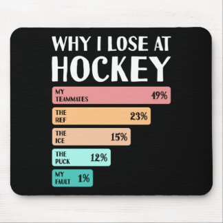 Lustige Männer, warum ich beim Hockey verliere Lei Mousepad