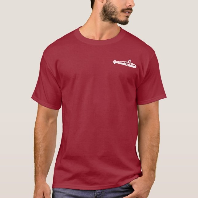 Lustige Marine-Spaßseeleute Unterwasser T-Shirt (Vorderseite)
