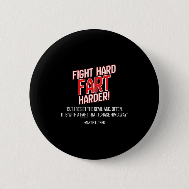 Lustige Martin Luther Reformation Zitat  Button (Vorderseite)