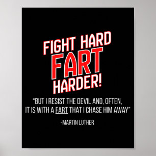 Lustige Martin Luther Reformation Zitat Poster