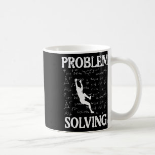 Lustige Mathe-Formeln für Männer zum Kletterproble Kaffeetasse