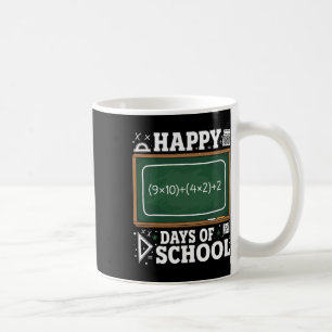 Lustige Mathe-Gleichung Frohe 100 Tage Schule Krei Kaffeetasse