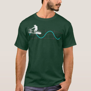 Lustige Mathe-Physik-Sinuswellen-Surfer T-Shirt