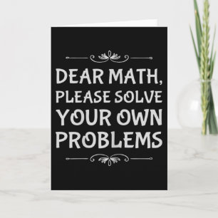 Lustige Mathe Tween Liebe Mathe Bitte Löse Deine E Karte