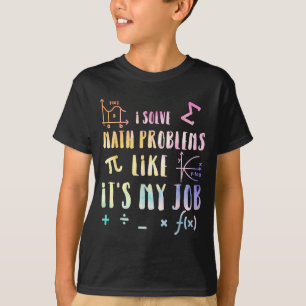 Lustige Mathe-Zitate für Lehrer Schüler Stem Geek T-Shirt