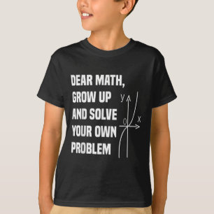 Lustige Mathe-Zitate für Mädchen Jungen Teenager M T-Shirt