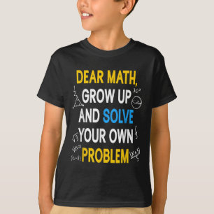 Lustige Mathe-Zitate für Mädchen, Jungen, Teenager T-Shirt