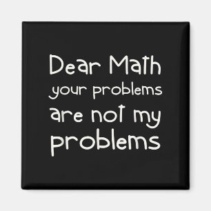 Lustige Mathe-Zitate Liebe Mathe Für Mädchen Junge Magnet