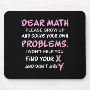Lustige Mathe-Zitate Mousepad