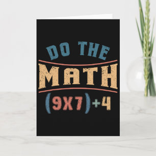 Lustige Mathematik 67 Meme-Gleichung Rechne nach T Karte