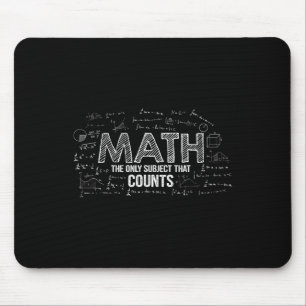 Lustige Mathematik ist das einzige Fach, das Mathe Mousepad