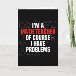 Lustige Mathematik-Zitat Mathematik Lieber Mathema Karte