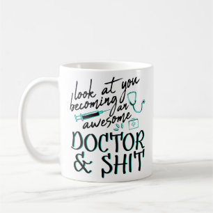 Lustige medizinische Schule Doktor-Graduation Kaffeetasse