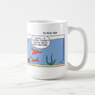 Lustige Meerjungfrau-Begräbnis-Tasse Tasse